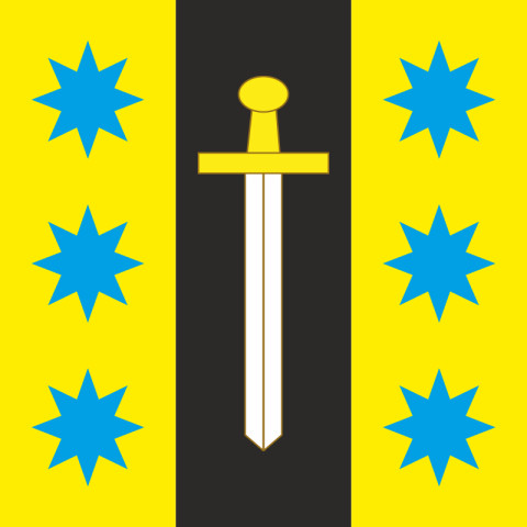 Флаг ПГТ Микулинцы, Украина. Вариант-01