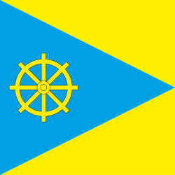 Флаг ПГТ Млинов, Украина. Вариант-01 Флаг ПГТ Млинов, Украина. Вариант-01