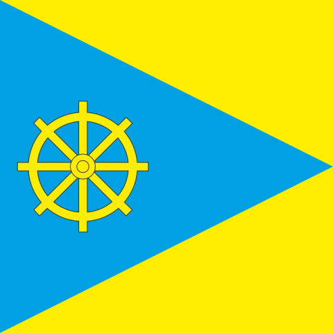 Прапор СМТ Млинів, Україна. Варіант-01 Прапор СМТ Млинів, Україна. Варіант-01