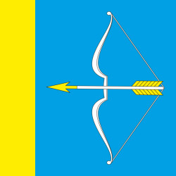 Флаг ПГТ Новые Стрелища, Украина. Вариант-01 Флаг ПГТ Новые Стрелища, Украина. Вариант-01