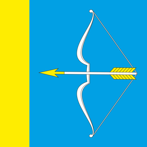 Флаг ПГТ Новые Стрелища, Украина. Вариант-01