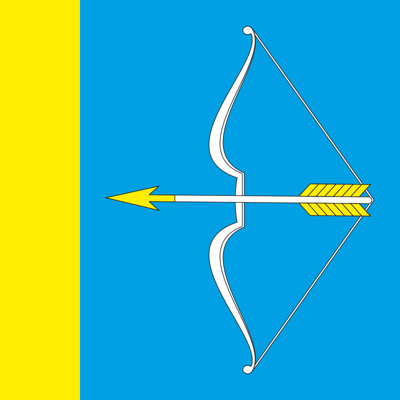 Флаг ПГТ Новые Стрелища, Украина. Вариант-01 Флаг ПГТ Новые Стрелища, Украина. Вариант-01