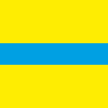 Прапор СМТ Петрове, Україна. Варіант-01
