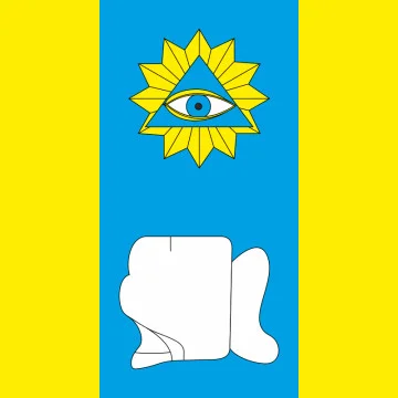 Прапор СМТ Підкамінь, Україна. Варіант-01