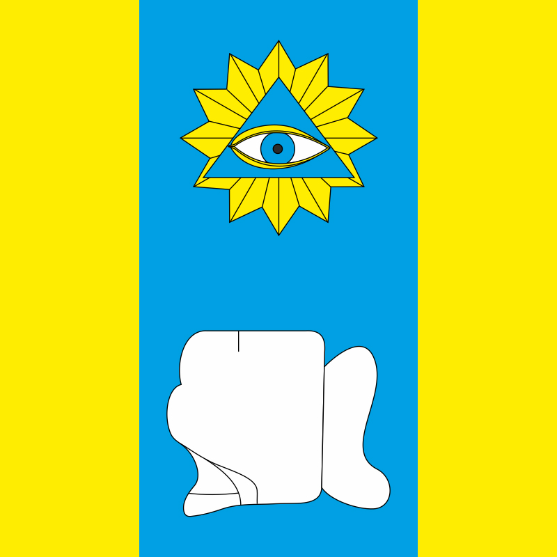 Флаг ПГТ Подкамень, Украина. Вариант-01 Флаг ПГТ Подкамень, Украина. Вариант-01