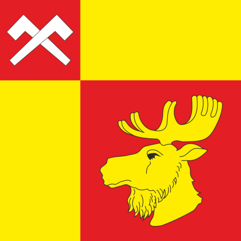 Флаг ПГТ Рафаловка, Украина. Вариант-01
