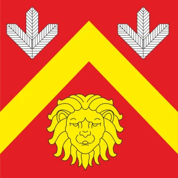 Прапор СМТ Рудне, Україна. Варіант-01