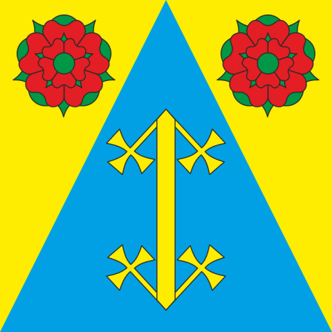 Флаг ПГТ Ружин, Украина. Вариант-01 Флаг ПГТ Ружин, Украина. Вариант-01