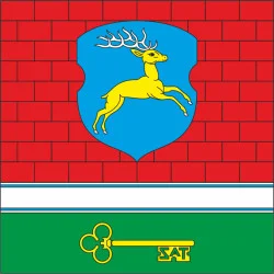 Флаг ПГТ Сатанов, Украина. Вариант-01 Флаг ПГТ Сатанов, Украина. Вариант-01