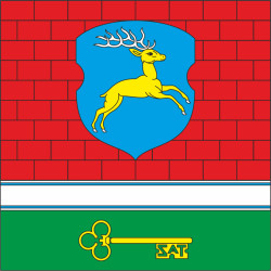 Флаг ПГТ Сатанов, Украина. Вариант-01