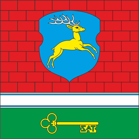 Прапор СМТ Сатанів, Україна. Варіант-01 Прапор СМТ Сатанів, Україна. Варіант-01