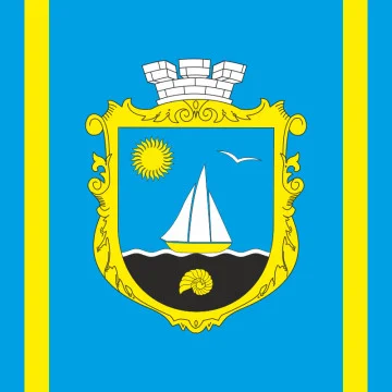 Прапор СМТ Сергіївка, Україна. Варіант-01