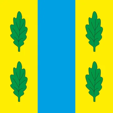 Прапор СМТ Старий Салтів, Україна. Варіант-01