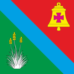 Прапор СМТ Талаківка, Україна. Варіант-01