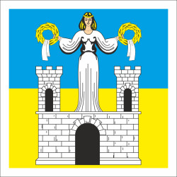 Флаг ПГТ Торчин, Украина. Вариант-01 Флаг ПГТ Торчин, Украина. Вариант-01