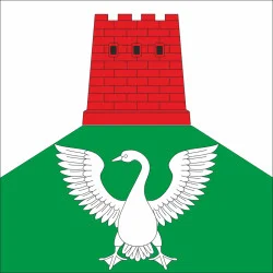 Флаг ПГТ Чёрный Остров, Украина. Вариант-01