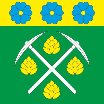 Прапор СМТ Черняхів, Україна. Варіант-01