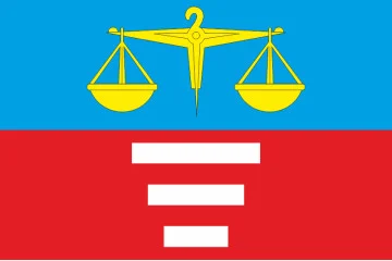 Прапор СМТ Ярмолинці, Україна. Варіант-02