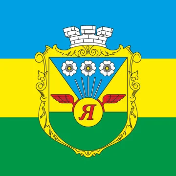 Прапор СМТ Яблунець, Україна. Варіант-01