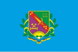 Прапор Попаснянського району Луганської області України