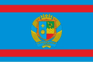 Прапор Шаргородського району Вінницької області України. Варіант-02