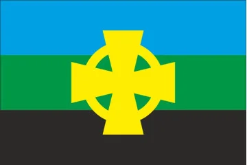 Флаг Дрогобычского района Львовской области Украины Флаг Дрогобычского района Львовской области Украины