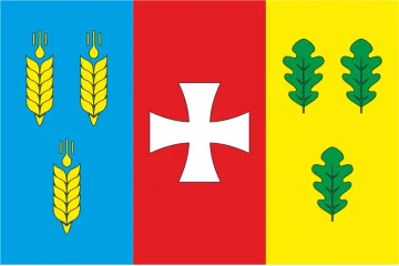 Флаг Дубенского района Ровненской области Украины Флаг Дубенского района Ровненской области Украины