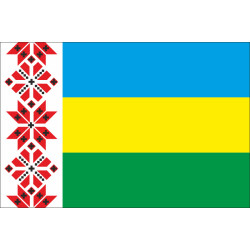 Прапор Дубровицького району Рівненської області України Прапор Дубровицького району Рівненської області України