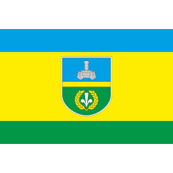 Флаг Хмельникского района Винницкой области Украины