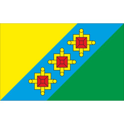 Прапор Кам'янка-Бузького району Львівської області України Прапор Кам'янка-Бузького району Львівської області України