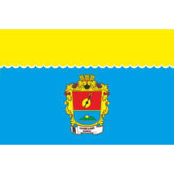 Флаг Каневского района Черкасской области Украины Флаг Каневского района Черкасской области Украины