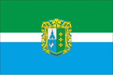 Прапор Кіцманського району Чернівецької області України