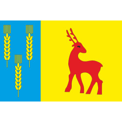 Флаг Козовского района Тернопольской области Украины Флаг Козовского района Тернопольской области Украины