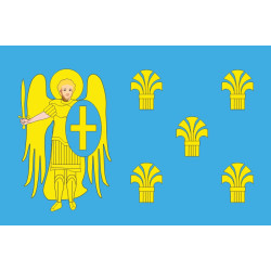 Флаг Мироновского района Киевской области Украины Флаг Мироновского района Киевской области Украины