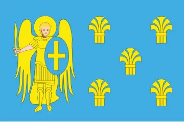 Прапор Миронівського району Київської області України