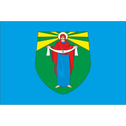 Флаг Млиновского района Ровненской области Украины Флаг Млиновского района Ровненской области Украины