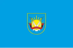 Флаг Монастырищенского района Черкасской области Украины Флаг Монастырищенского района Черкасской области Украины