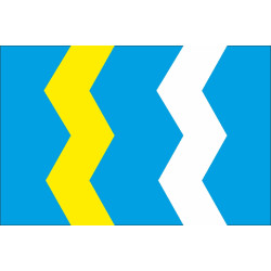 Флаг Монастырисского района Тернопольской области Украины Флаг Монастырисского района Тернопольской области Украины