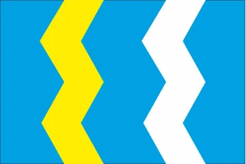 Флаг Монастырисского района Тернопольской области Украины Флаг Монастырисского района Тернопольской области Украины