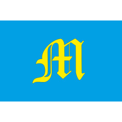 Прапор Мостиського району Львівської області України