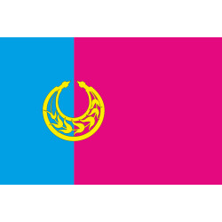 Флаг Никопольского района Днепропетровской области Украины Флаг Никопольского района Днепропетровской области Украины