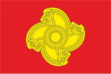 Флаг Нижнесерогозского района Херсонской области Украины Флаг Нижнесерогозского района Херсонской области Украины