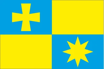 Флаг Новосанжарского района Полтавской области Украины