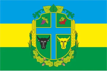Флаг Новоселицкого района Черновицкой области Украины