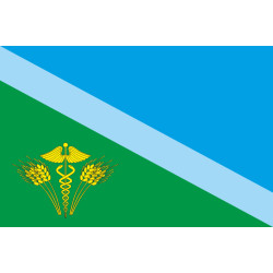 Флаг Песчанского района Винницкой области Украины