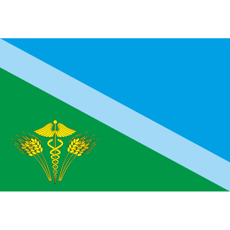 Флаг Песчанского района Винницкой области Украины Флаг Песчанского района Винницкой области Украины