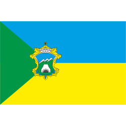 Флаг Рожнятовского района Ивано-Франковской области Украины Флаг Рожнятовского района Ивано-Франковской области Украины