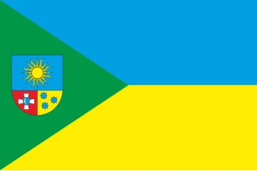 Флаг Тепликского района Винницкой области Украины Флаг Тепликского района Винницкой области Украины