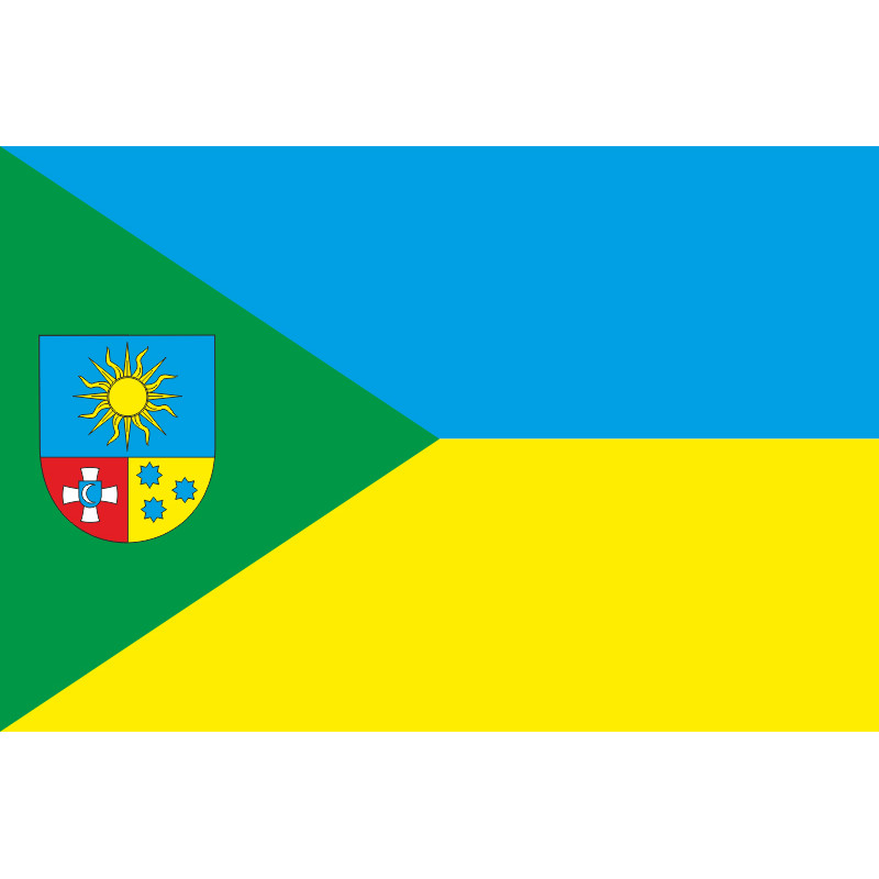 Флаг Тепликского района Винницкой области Украины Флаг Тепликского района Винницкой области Украины