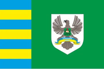 Флаг Тячевского района Закарпатской области Украины Флаг Тячевского района Закарпатской области Украины